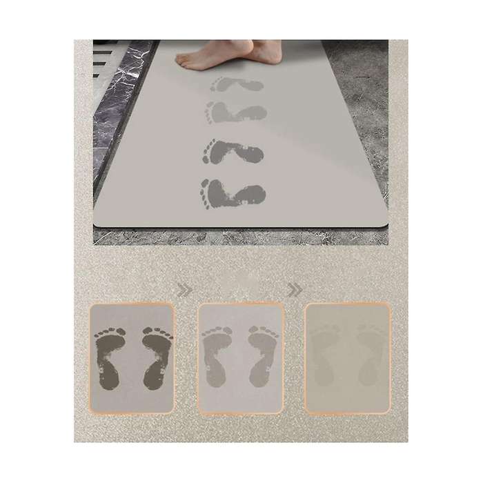 Cartoon Cute Animal Bathroom Non- Mat Absorbent Quick-drying Non- Wear-resistant Velvet Cushion