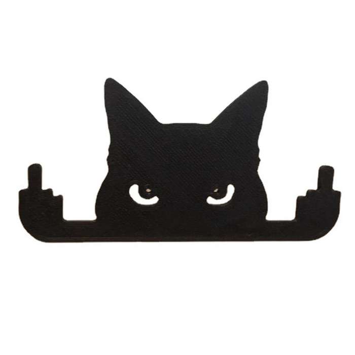 Cat Silhouette Garden Decoration - Garden Animal Silhouette - Backyard Cat Decoration