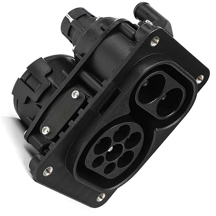 Ccs Type 2 Ev Female Combo 2 Socket 1000v 62196-3 Electric Car Fast Charging Dc150a 850v Dc