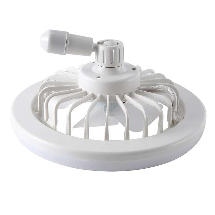 Ceiling Fan with Light and Control E27 Ceiling Fan Cooling Electric Fan Lamp Chandelier for Room Hom