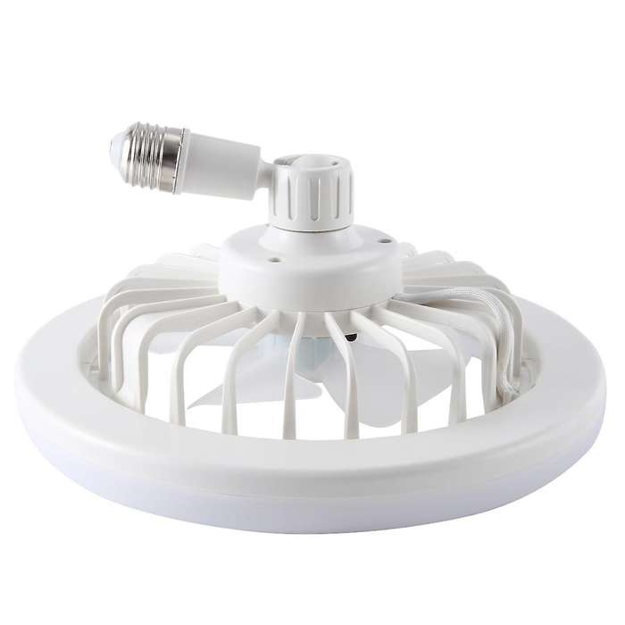Ceiling Fan with Light and Control E27 Ceiling Fan Cooling Electric Fan Lamp Chandelier for Room Hom