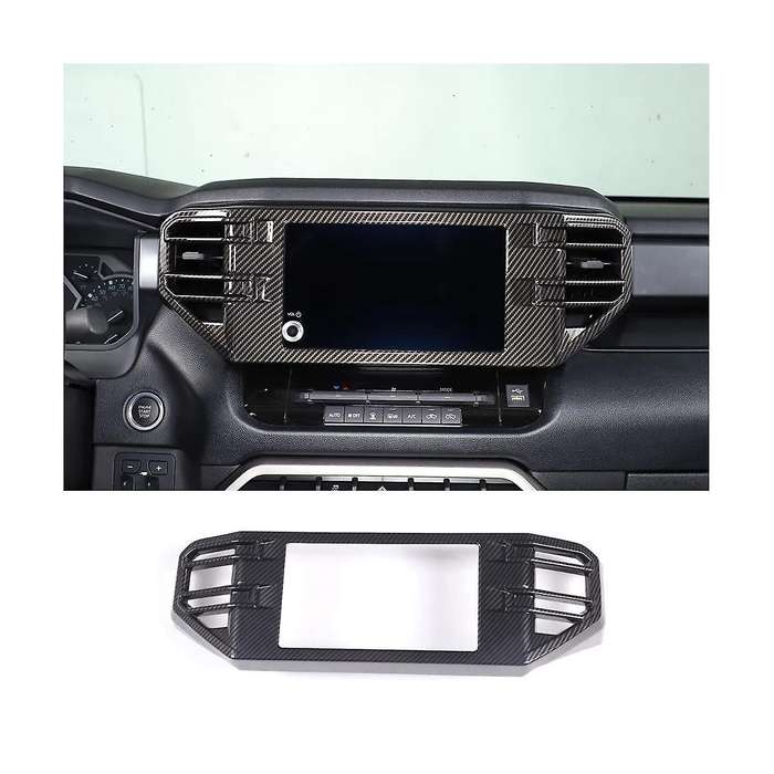 Center Console Air Condition Outlet Vent Cover Trim for 2022 2023 Interior Accessories - Abs Carbon