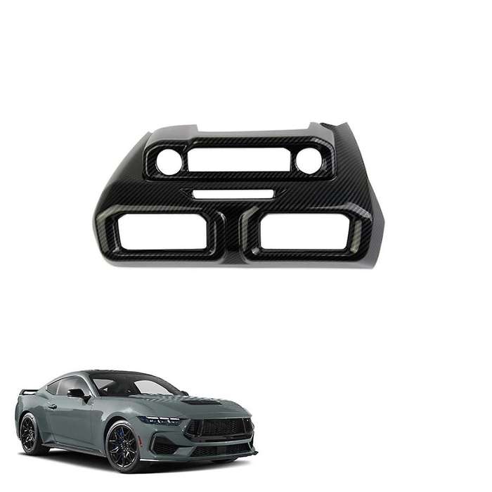 Center Console Air Vent Cover Trim for 2024 Interior Accessories Carbon Fiber
