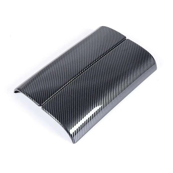 Center Console Armrest Box Panel Cover for E Class W214 2024 Interior Accessories Carbon Fiber