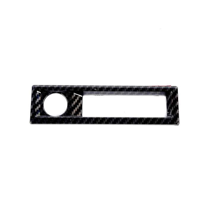 Center Console Armrest Box Switch Button Cover Trim Frame for 2021 2022 2023 Accessories (ABS Carbon