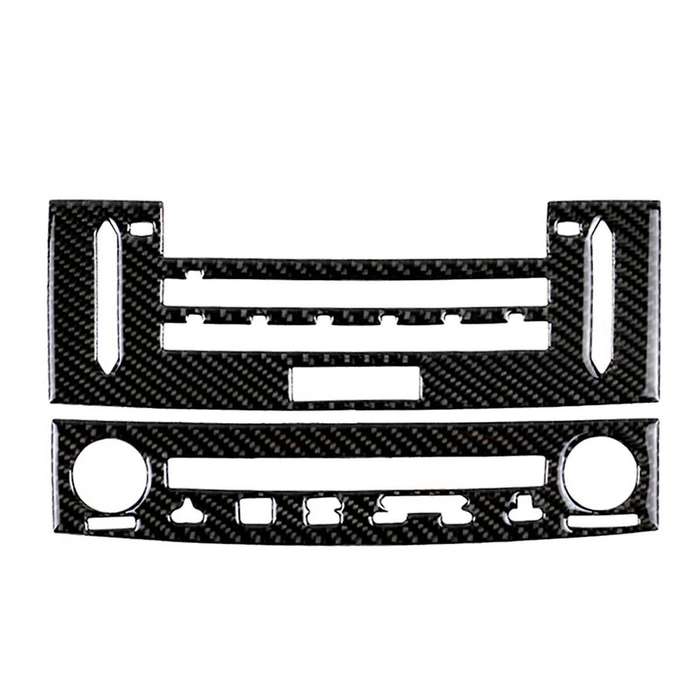 Center Console CD Panel Decoration for IS250 IS350 2014-2018 Carbon Fiber Switch Board Sticker Frame