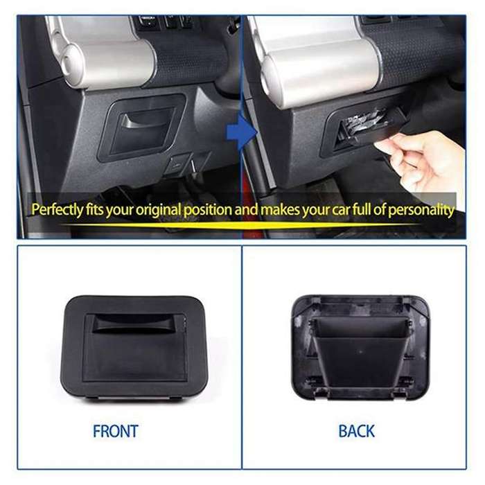 Center Console Fuse Storage Box for 2007-2021, Driver'S Seat Fuse Box Coin Container Inner Storage