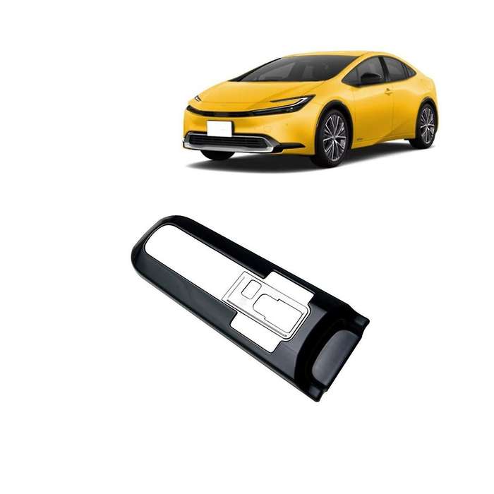 Center Console Gear Shift Panel Cover Trim for Prius 60 2023 Accessories - Black