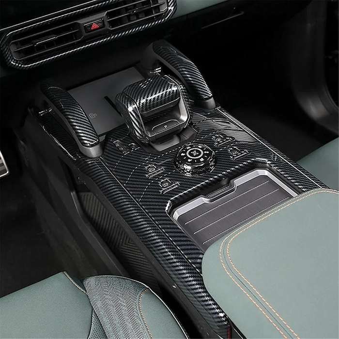Center Console Gear Sides Cover Trim for Jetour 2023 2024 Accessories Carbon Fiber