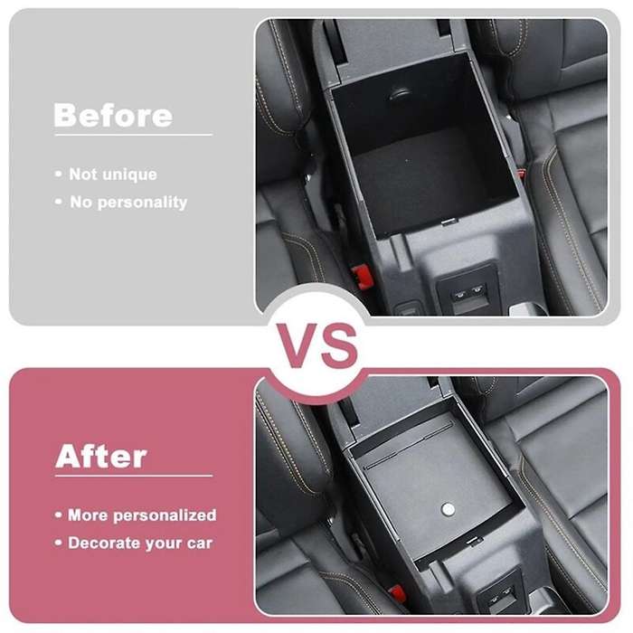 Center Console Lock Box for 2021 2022 2023 Armrest Box Storage Box Safety Lock Organizer Accessories