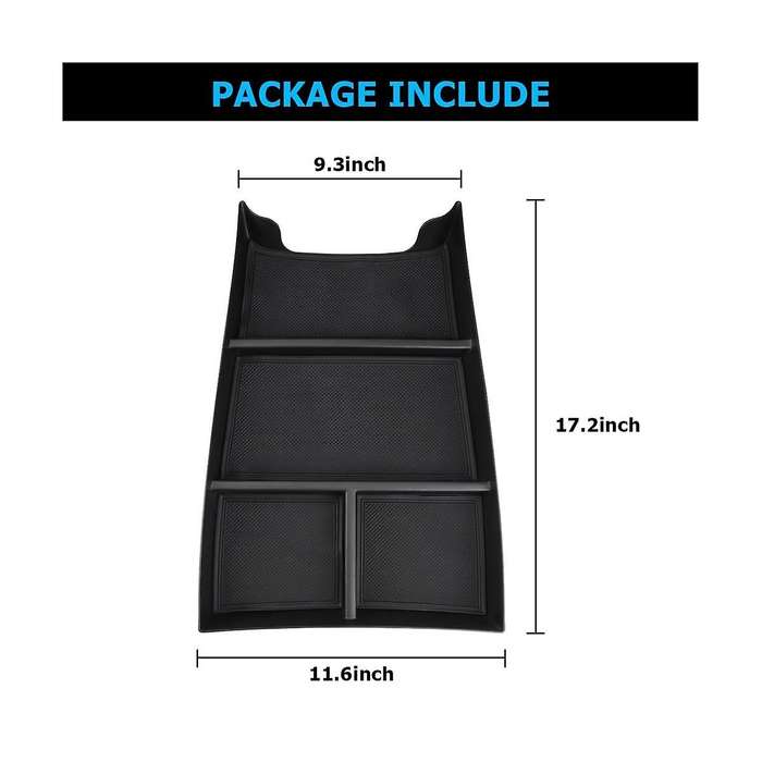 Center Console Lower Organizer Tray for R1t R1s 2022 2023 Accessories Armrest Organizer Insert Stor