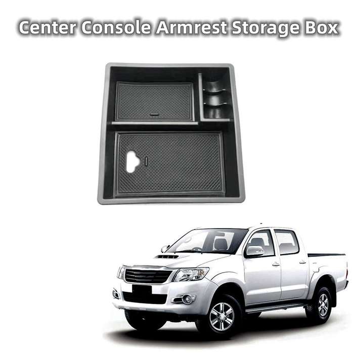 Center Console Organizer Armrest Storage Box Tray for Fortuner 2004-2014 Car Accessories