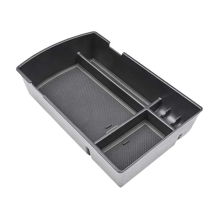 Center Console Organizer for 2019-2024 Armrest Storage Box Tray Interior Accessories, Black