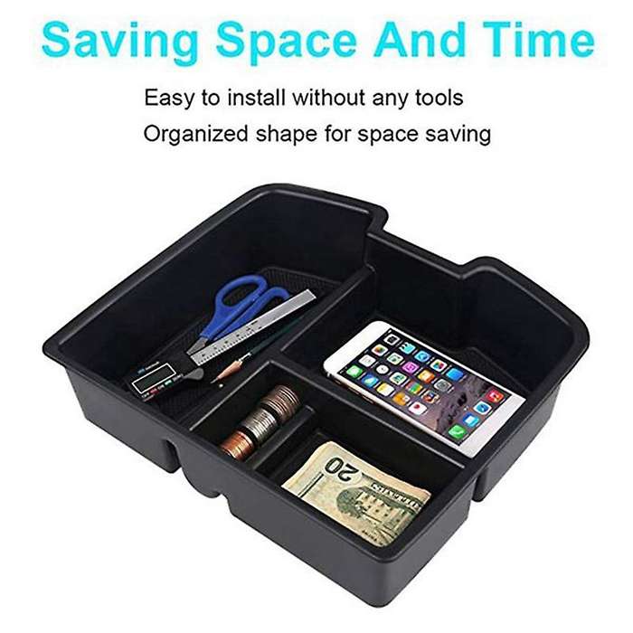 Center Console Organizer Armrest Storage Tray for 2007-2014