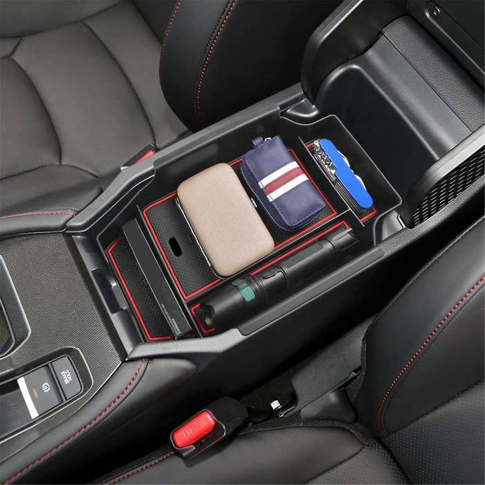 Center Console Organizer for Accord LX EX Sport EX-L Sport-L Touring Hybrid 2023 2024 Armrest Box I