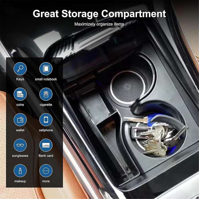 Center Console Organizer for GLC Class X254 2023 2024 Storage Box Tray Interior Accessories