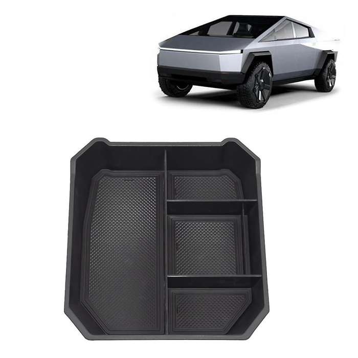 Center Console Organizer Tray for Cybertruck 2024 Armrest Compartment Storage Box Interior Accessori