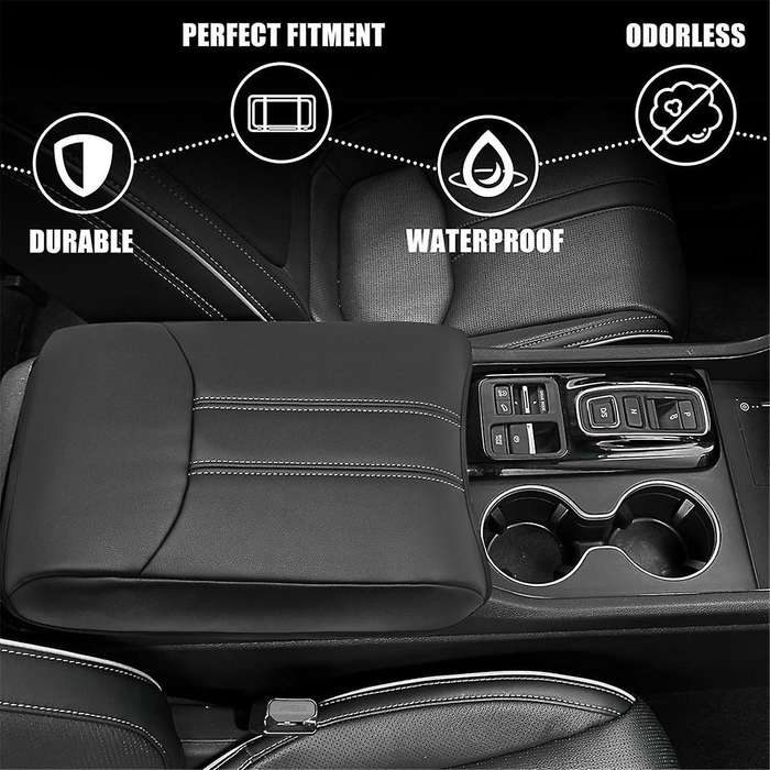 Center Console Pad Armrest Box Cover for Pilot 2023 2024, Center Console Cushion Protector Accessor
