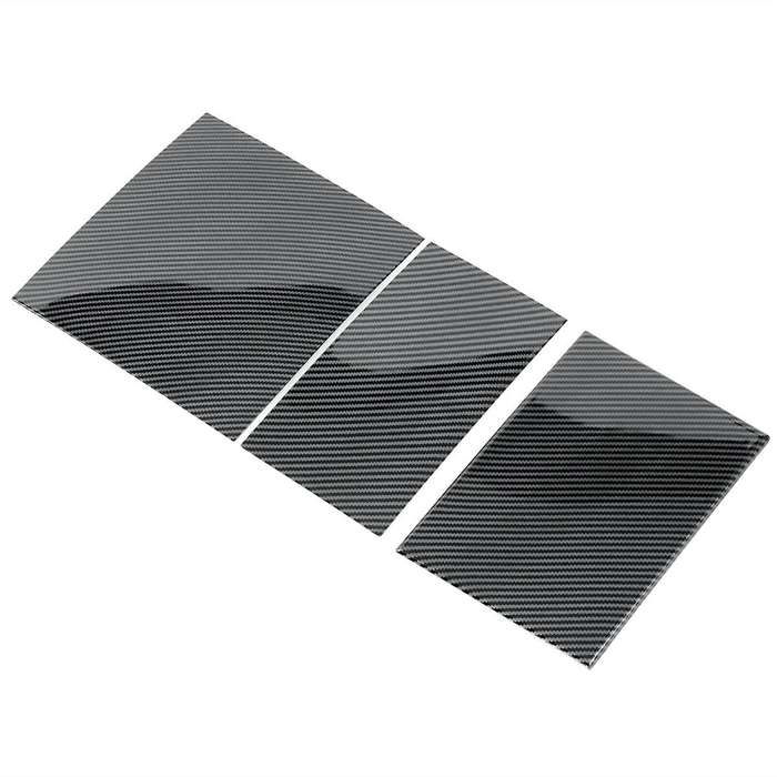 Center Console Wrap Cover Kit for Model 3 2024 ABS Carbon Fiber Center Console Protector Accessories