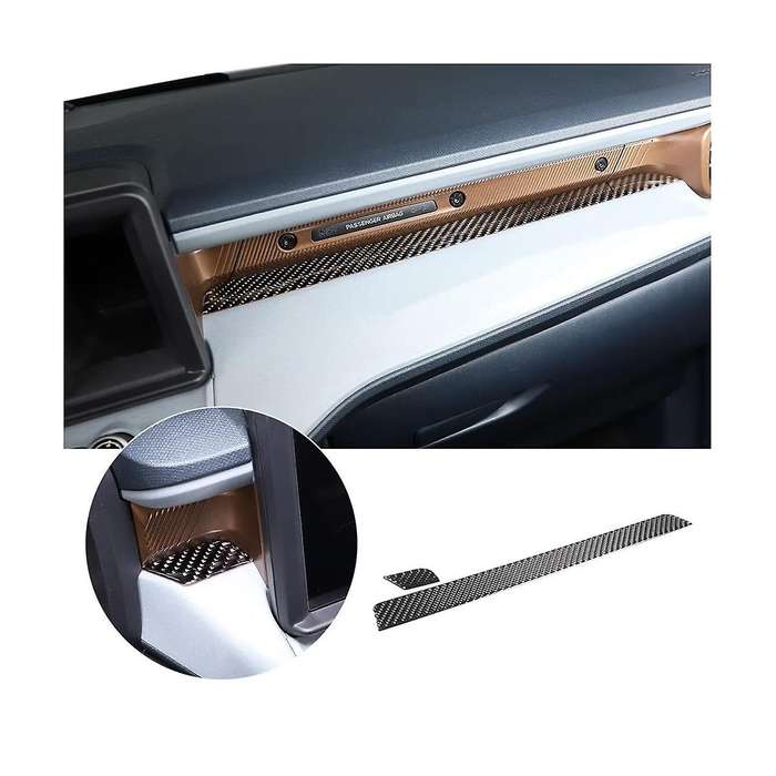 Center Control Panel Dashboard Strips Trim Decal Stickers for 2022 2023 Accessories - Soft Carbon F