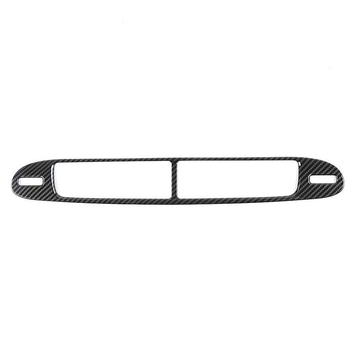 Central Air Outlet Panel Decoration Cover Stickers Interior Accessories for 2010-2015,Carbon Fiber