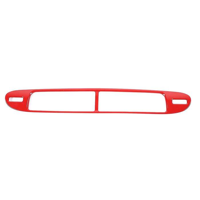 Central Air Outlet Panel Decoration Cover Stickers Interior Accessories for 2010-2015,Red
