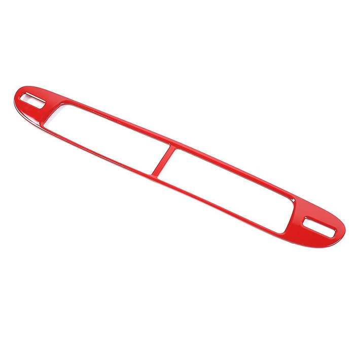 Central Air Outlet Panel Decoration Cover Stickers Interior Accessories for 2010-2015,Red