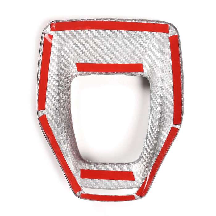 Central Control Gear Shift Panel Cover Carbon Fiber for Stelvio 2020 Car Interior Accessories
