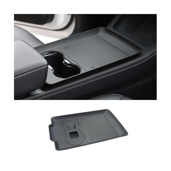 Central Control Travel Portable Organizer Tray Food Desk Table for Model 3/y 2021-2023 Accessories
