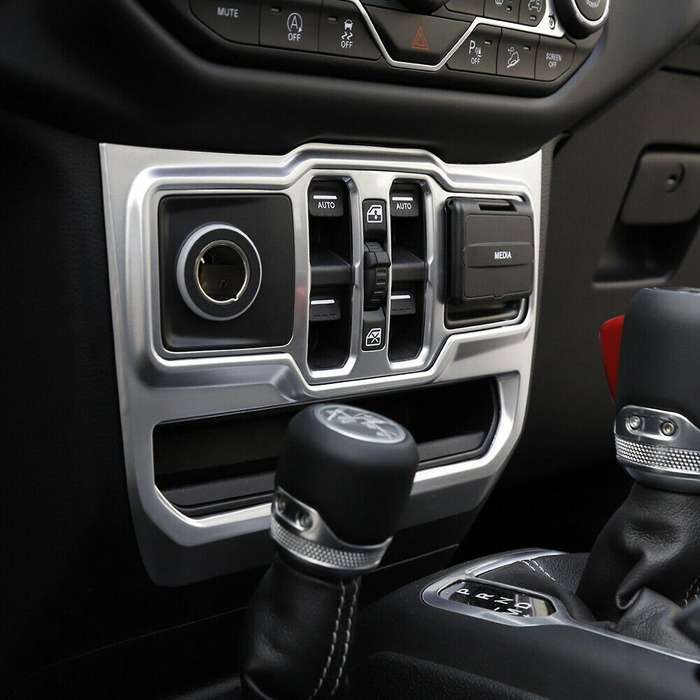 Central Control Panel Trim Decoration Cover Window Control Panel for Wrangler JL 18+