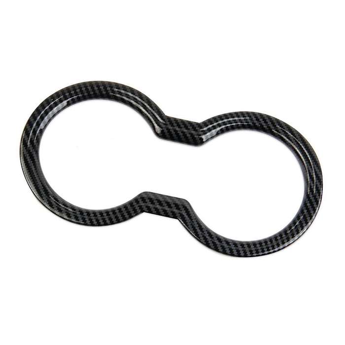 Central Cup Holder Frame Trim for 2024 Interior Accessories Carbon Fiber
