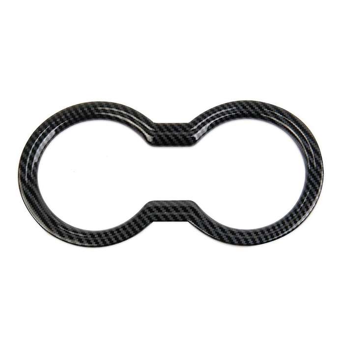 Central Cup Holder Frame Trim for 2024 Interior Accessories Carbon Fiber