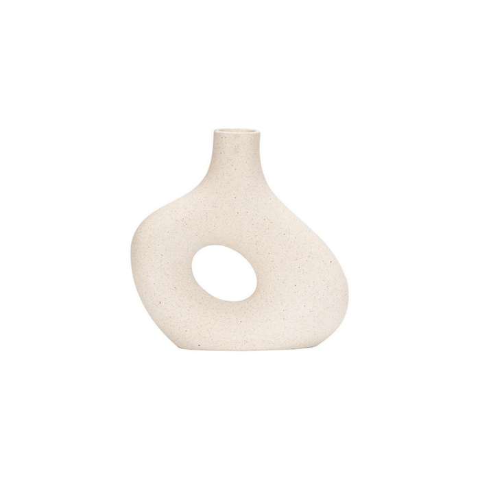 Ceramic Flower Vase for Decor, Boho Decor Vase for Wedding Dining Living Room Shelf Decor S