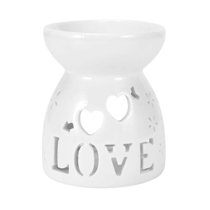 Ceramic Diffuser Candle Burner Ceramic Burning Essential Oils Diffusers Aromatic Lamp -love