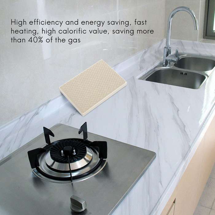 Ceramic Honeycomb Soldering Board Heating Compatible Gas Stove Head 135x95x13mm New