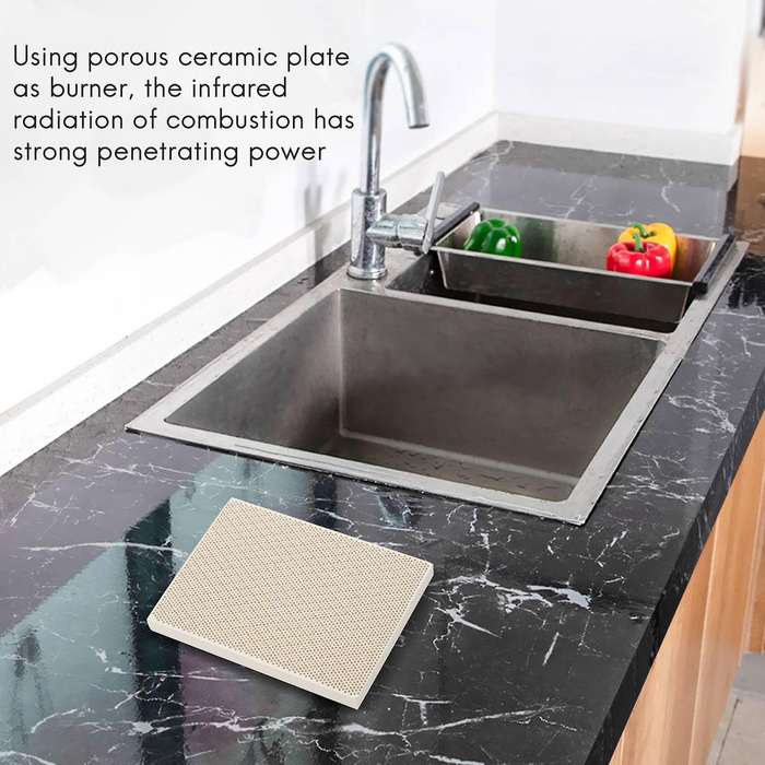 Ceramic Honeycomb Soldering Board Heating Compatible Gas Stove Head 135x95x13mm New