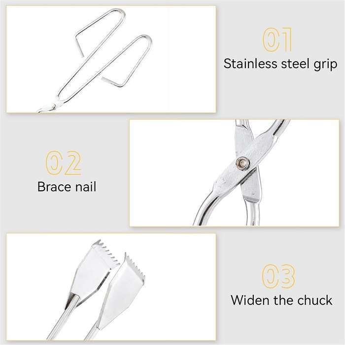 Charcoal Tongs Tongsversatile Stick Tongs, Durable Stainless Steel Bbq Tongs, Charcoal Tongs