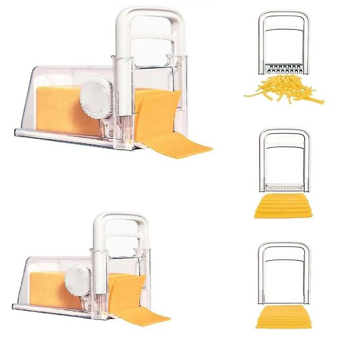 Cheese Slicer Can Store Cheese Slicer Butter Slicer 4-In-1 Butter Slicer