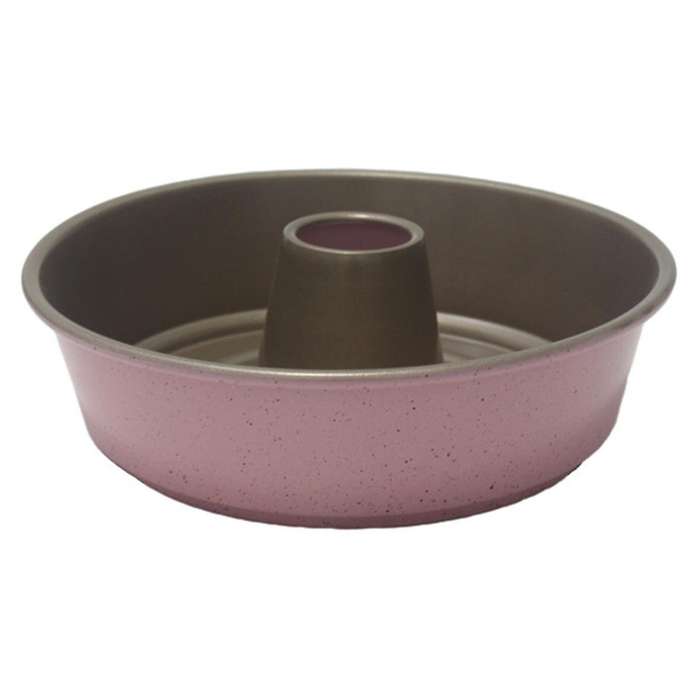 Chiffon Angel Food Cake Mold 11 Inch Pink Sprinkle Round Donut Chimney Mold