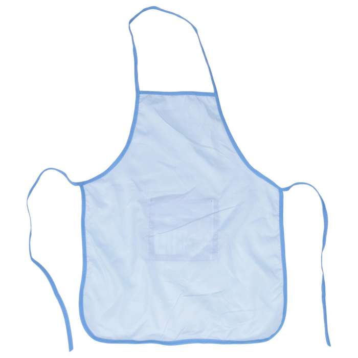 Childs Kids Chef Hat Apron Cooking Baking Boy Girl Chefs Junior Gift (Blue)