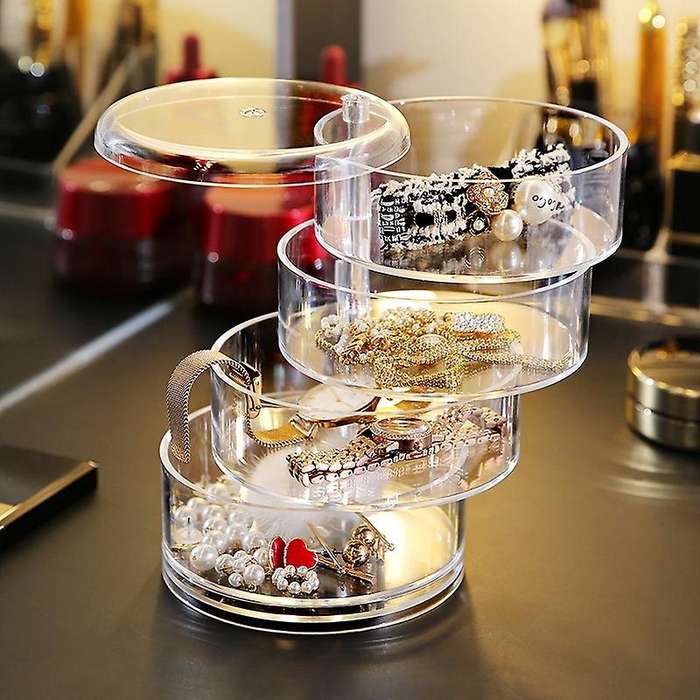 Children's Hair Accessories Storage Box, Hairpin Head Rope Jewelry, Rubber Band Storage Box, Transp