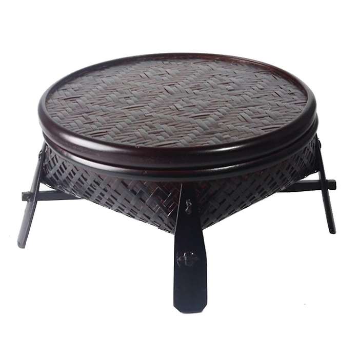 Chinese Style Handmade Bamboo Woven Tea Tray Tea Table Tea Set Box