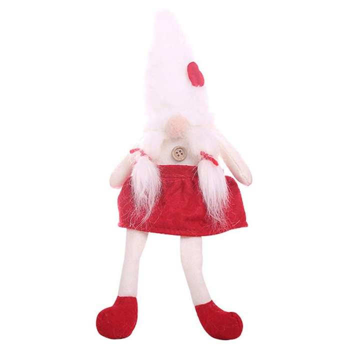 Christmas Faceless Doll Ornament Cute Cartoon Long Legs Old Men Dolls Xmas Decoration