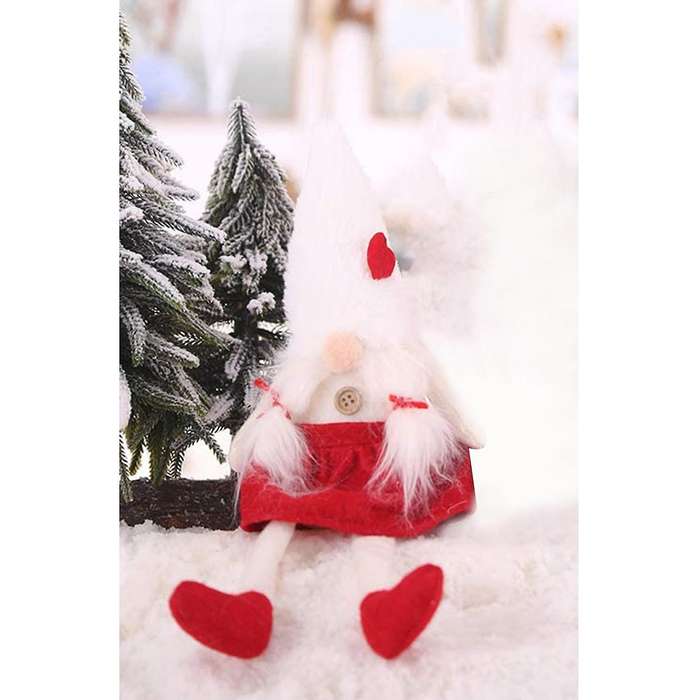 Christmas Faceless Doll Ornament Cute Cartoon Long Legs Old Men Dolls Xmas Decoration
