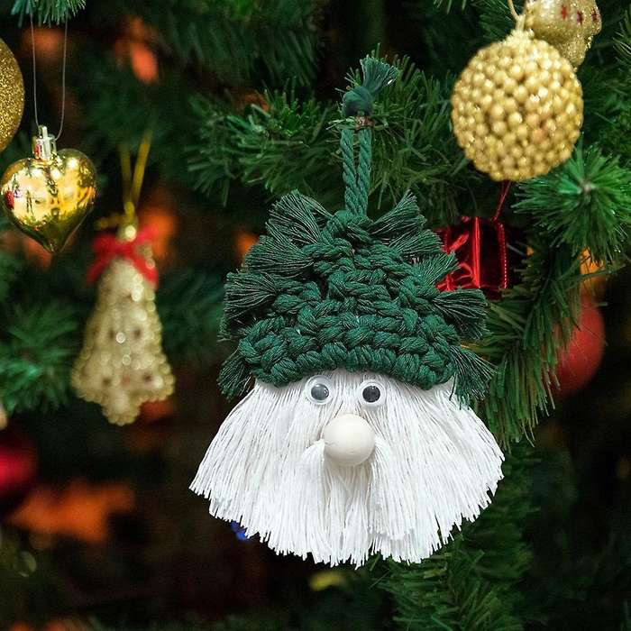 Christmas Ornament Set,2Pcs Hanging Ornaments Decorations Santa Ornaments