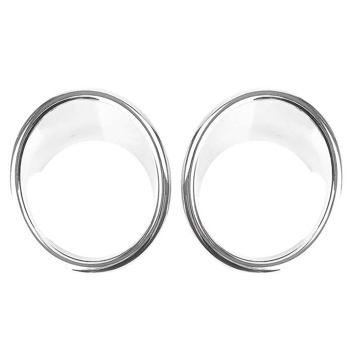 Chrome 2Pcs Plated Front Fog Light Lamp Cover Trim for X5 F15 2014-2018