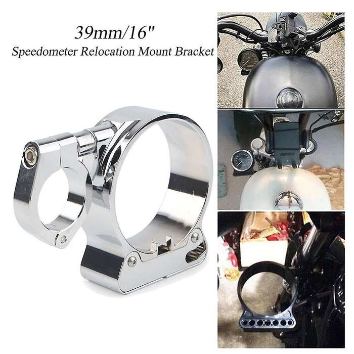 Chrome 39mm Side Relocator Bracket for Sportster Xl883 1200