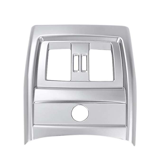 Chrome ABS Rear Armrest Box Air Conditioning Socket Frame Cover Trim for - 3 Series F30 GT F34 320 2