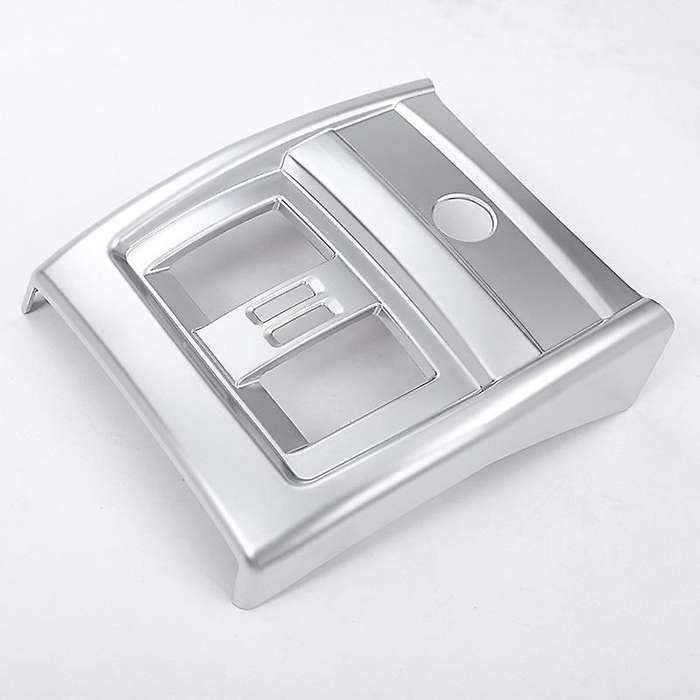 Chrome ABS Rear Armrest Box Air Conditioning Socket Frame Cover Trim for - 3 Series F30 GT F34 320 2