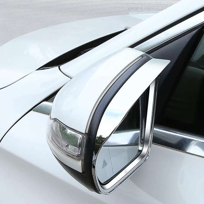 Chrome Car Side Rearview Mirror Rain Eyebrow Trim for B C E S GLC Class W205 W213